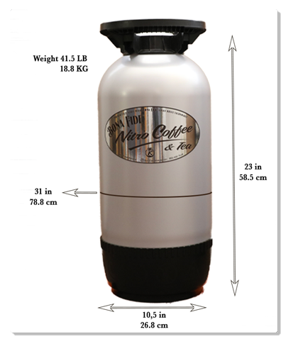 Better Than Cold Brew Coffee, Nitro/Flat, BIK 20L Keg, Draft Coffee On Tap Dark Roast
