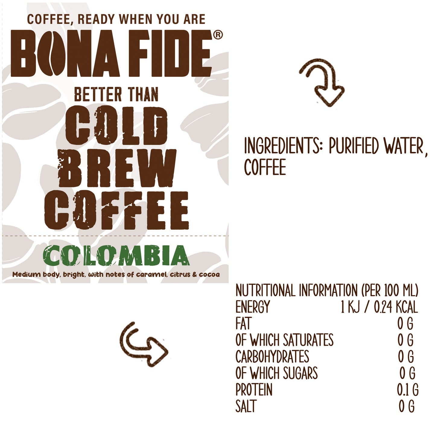 Better Than Cold Brew Coffee Bag In Box (BIB) Colombia 3L 101FLoz