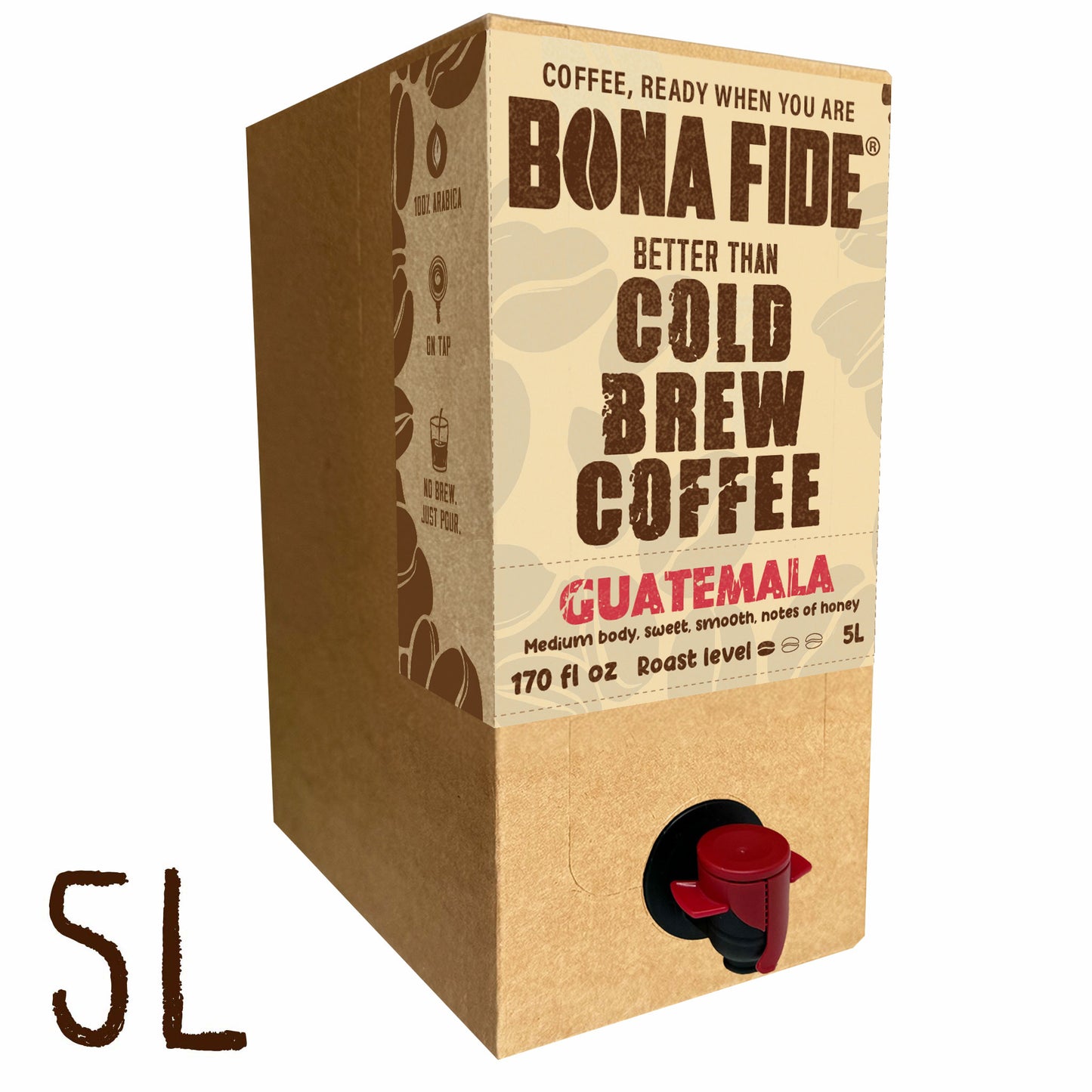 Better Than Cold Brew Coffee Bag In Box (BIB) Guatemala 5L 170FLoz