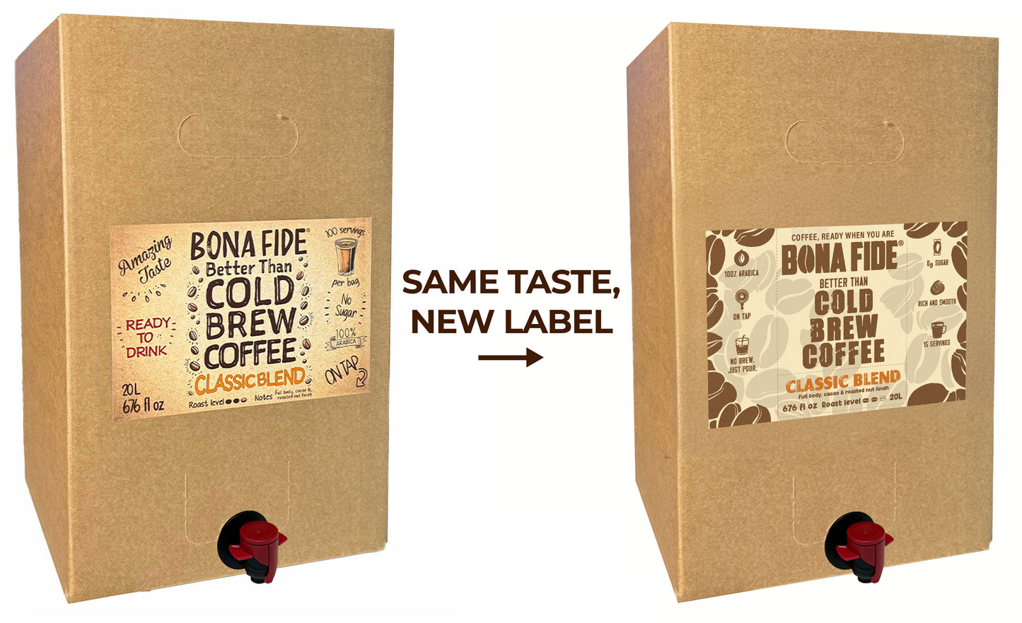 Better Than Cold Brew Coffee Bag In Box (BIB) Classic Blend 20L 676FLoz