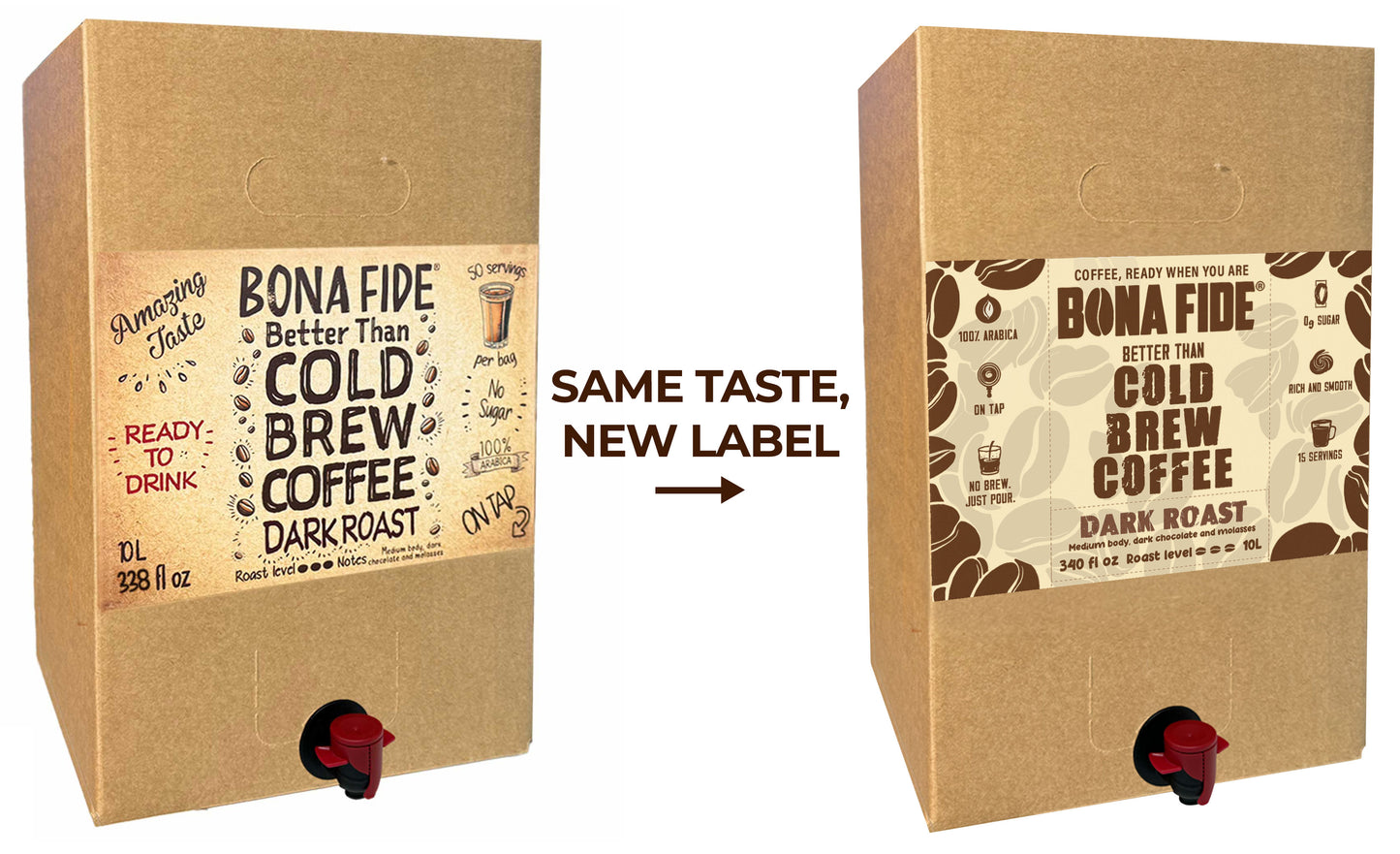 Better Than Cold Brew Coffee Bag In Box (BIB) Dark Roast 10L 338FLoz