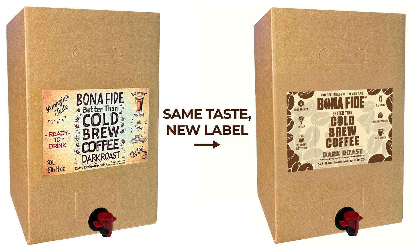 Better Than Cold Brew Coffee Bag In Box (BIB) Dark Roast 20L 676FLoz
