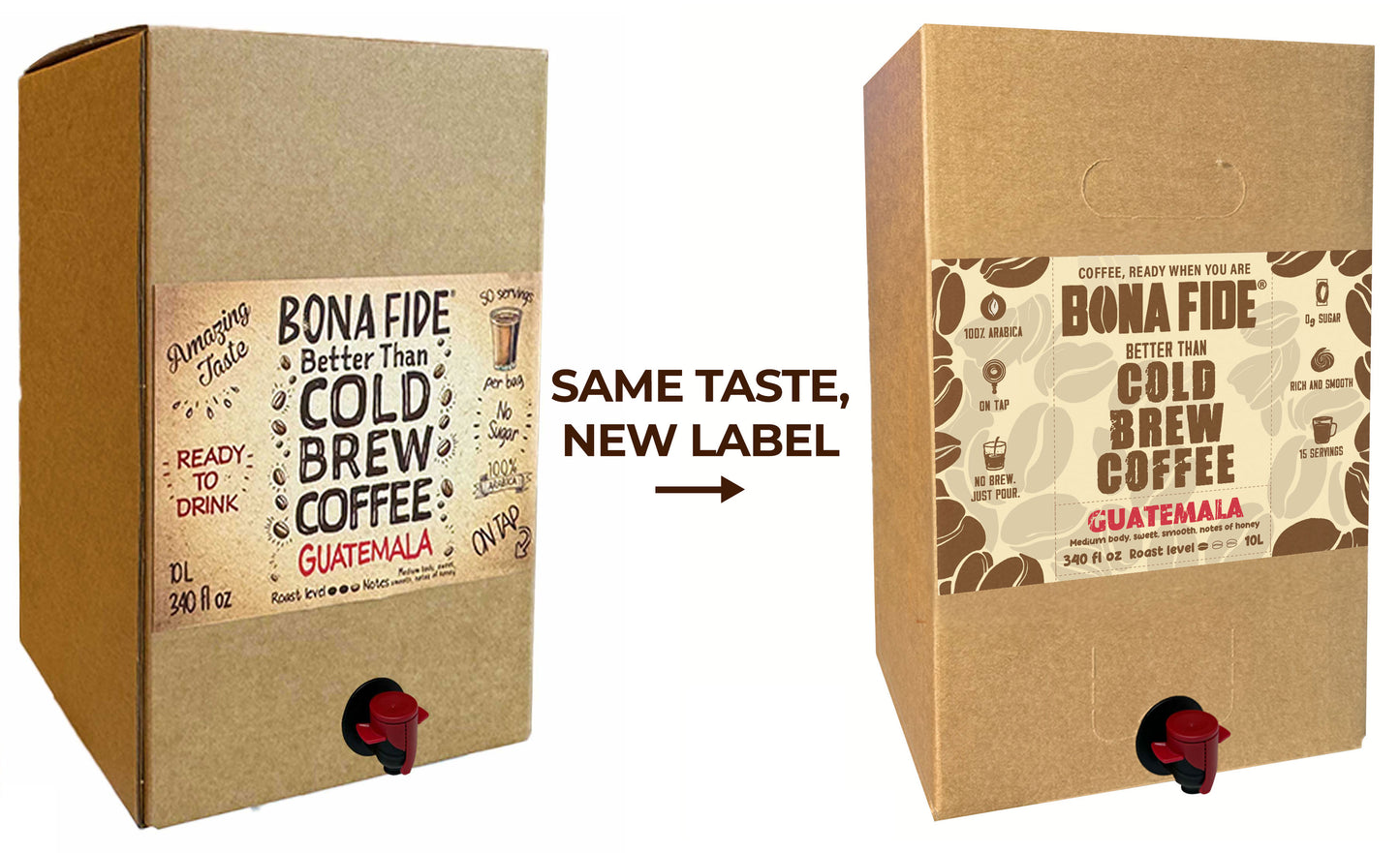 Better Than Cold Brew Coffee Bag In Box (BIB) Guatemala 10L 338FLoz