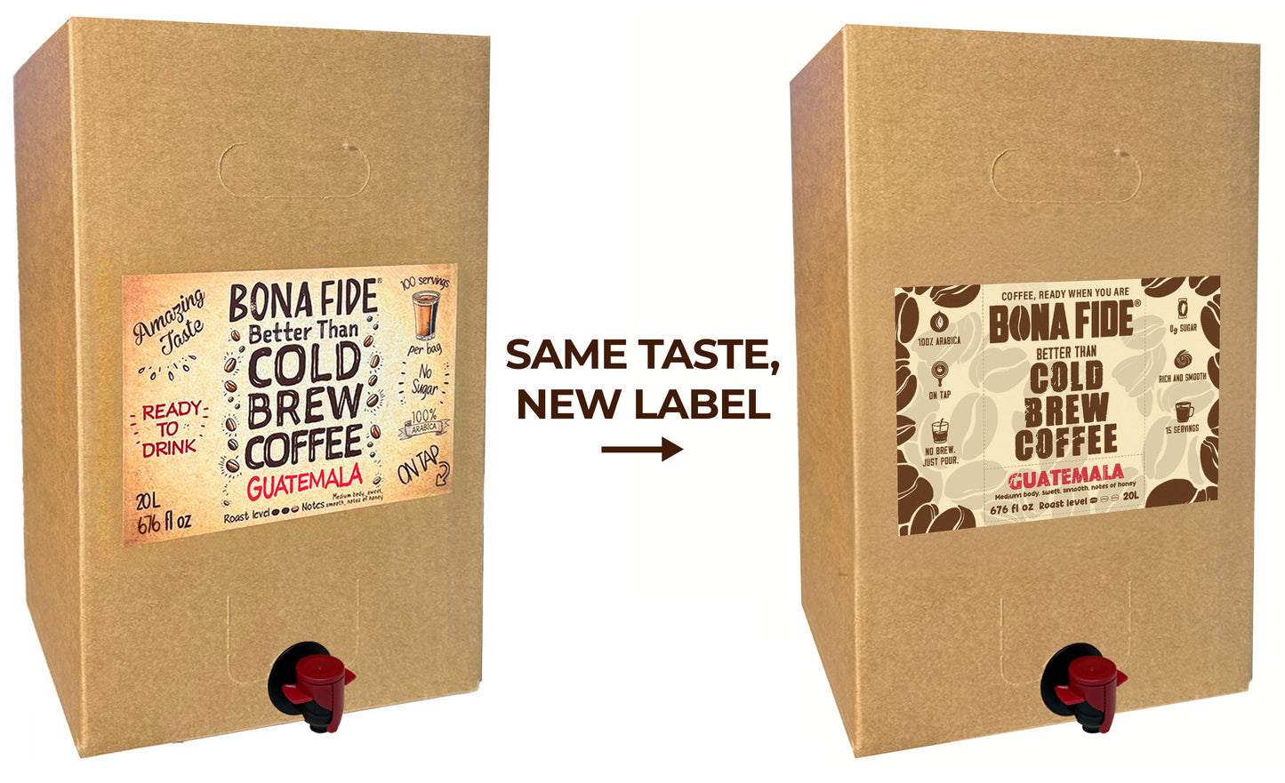 Better Than Cold Brew Coffee Bag In Box (BIB) Guatemala 20L 676FLoz
