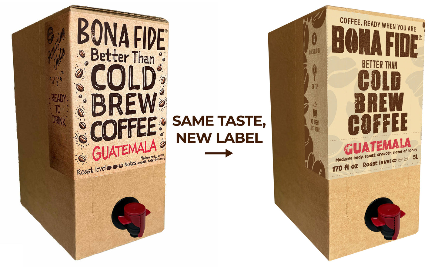 Better Than Cold Brew Coffee Bag In Box (BIB) Guatemala 5L 170FLoz