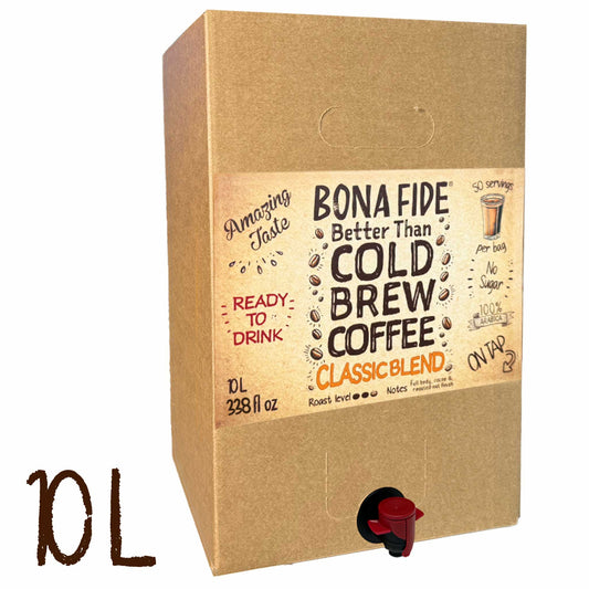 Better Than Cold Brew Coffee Bag In Box (BIB) Mezcla clásica 10L 338FLoz