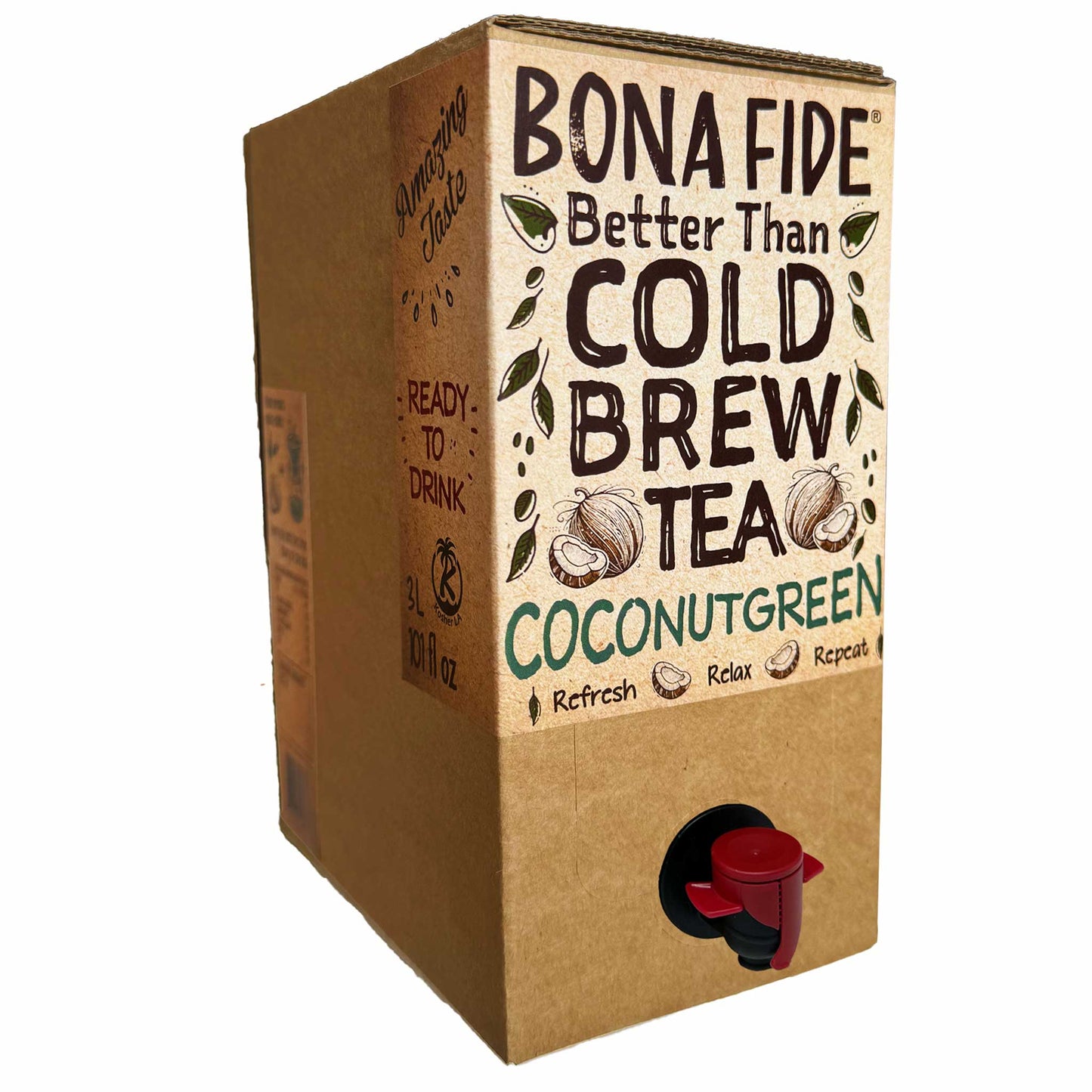 Better Than Cold Brew Tea Bag In Box (BIB) Coconut Green 3L 101FLoz