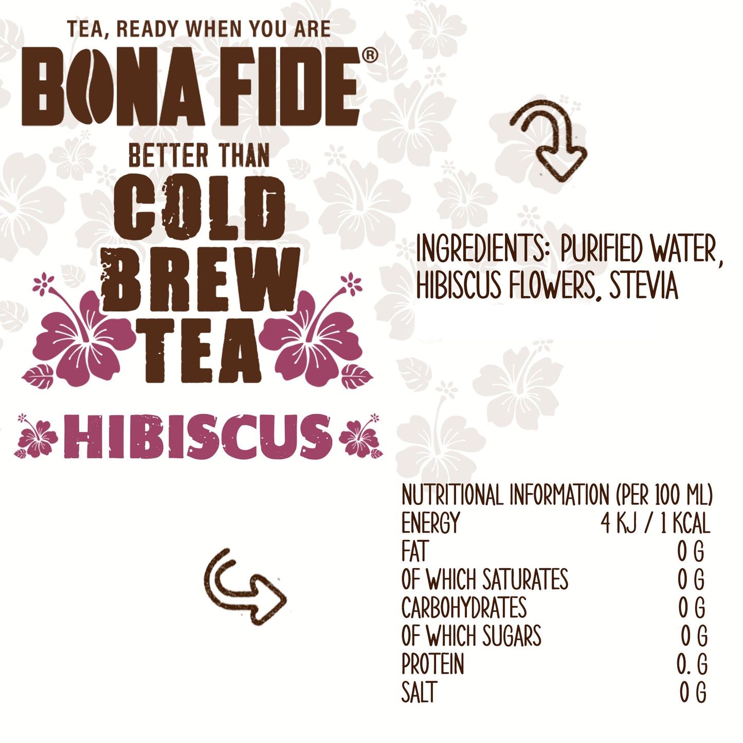 Better Than Cold Brew Tea Bag In Box (BIB) Hibiscus 3L 101FLoz