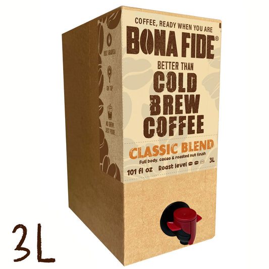 Better Than Cold Brew Coffee Bag In Box (BIB) Classic Blend 3L 101FLoz