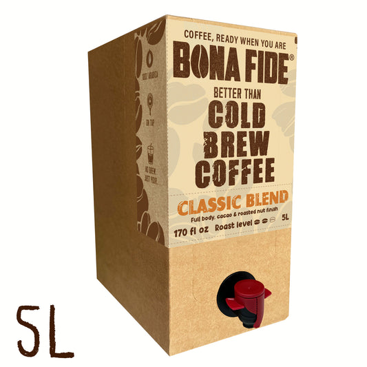 Better Than Cold Brew Coffee Bag In Box (BIB) Classic Blend 5L 170FLoz