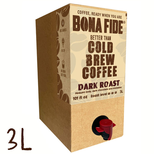 Better Than Cold Brew Coffee Bag In Box (BIB) Dark Roast 3L 101FLoz