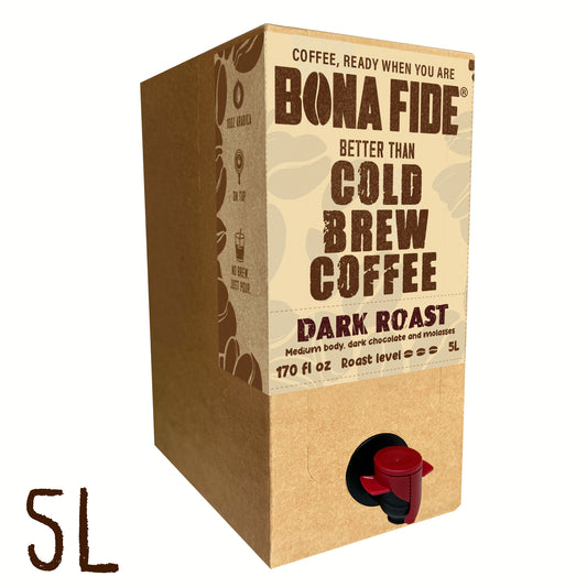 Better Than Cold Brew Coffee Bag In Box (BIB) Dark Roast 5L 170FLoz