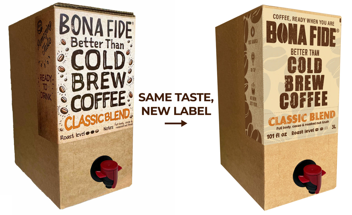 Better Than Cold Brew Coffee Bag In Box (BIB) Classic Blend 3L 101FLoz