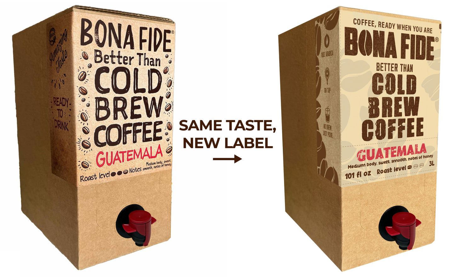 Better Than Cold Brew Coffee Bag In Box (BIB) Guatemala 3L 101FLoz